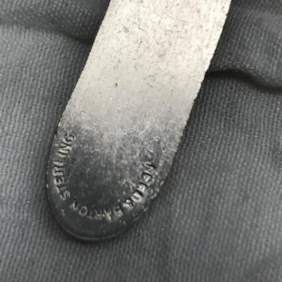 Vintage 1950's Sterling Reed & Barton Ballet Shoes Brooch Pin and Earrings Set - Picture 9 of 12